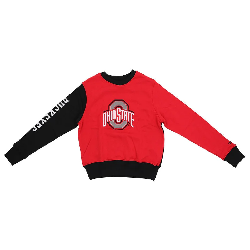 Women's Superfan Home & Away Crew Sweatshirt Hoodie with Hem Ribbing Snug Secure