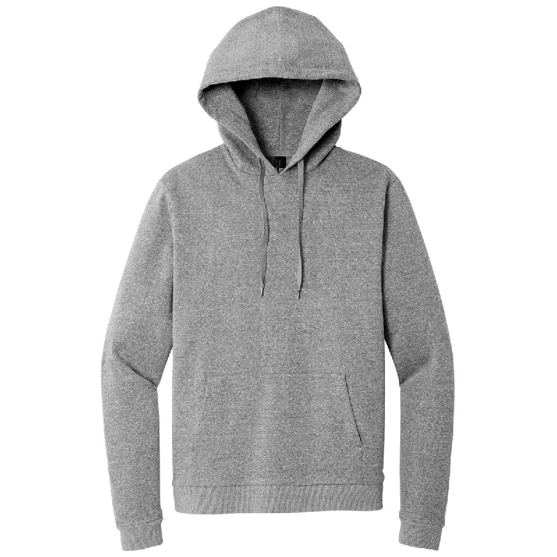 District Unisex Grey Frost Perfect Tri Fleece Pullover Hoodie Alpaca Blend Soft