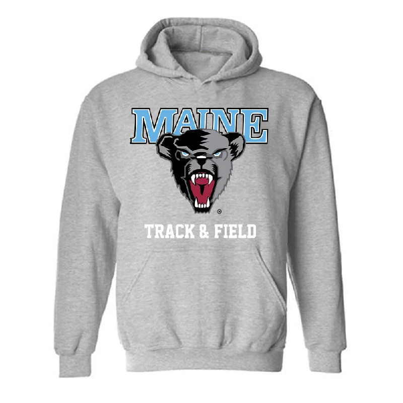 Maine - NCAA Women's Track & Field : Riley Gavigan - Classic Shersey Hooded Sweatshirt Hoodie with Rhinestones Sparkly Elegant