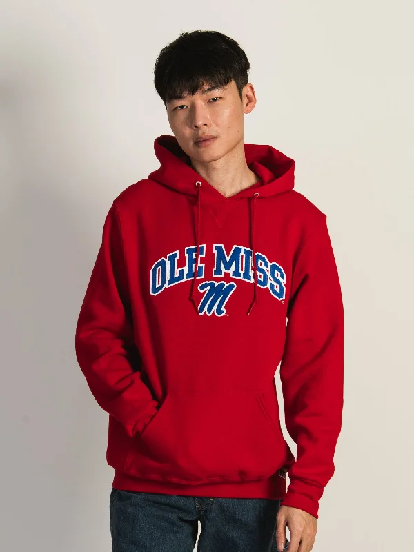 NCAA OLE MISS PULLOVER HOODIE Soft Wool Sweater