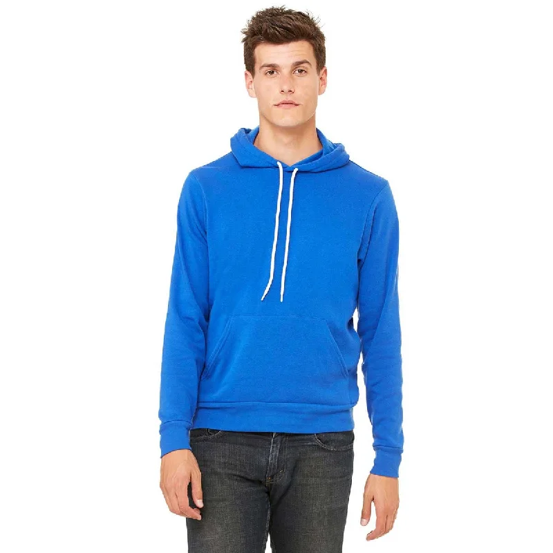 Bella + Canvas Unisex True Royal Pullover Hoodie One Shoulder Top