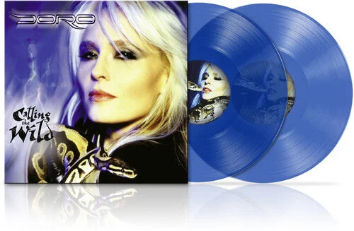 Doro:  Calling The Wild 2000 - (Colored Vinyl Blue Limited Edition Gatefold LP Jacket 2 LP) 2023 Release Date: 4/7/2023 Oversized Jacket Tailored Jacket Straight Jacket