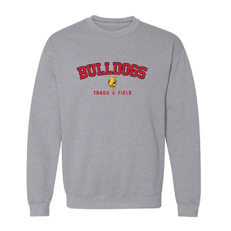 Ferris State - NCAA Women's Track & Field : Daisy Englund - Classic Shersey Crewneck Sweatshirt Hoodie with Rolled Sleeves Casual Relaxed