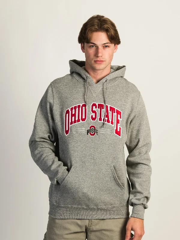 NCAA OHIO STATE PULLOVER HOODIE Sabrina Neck Pullover