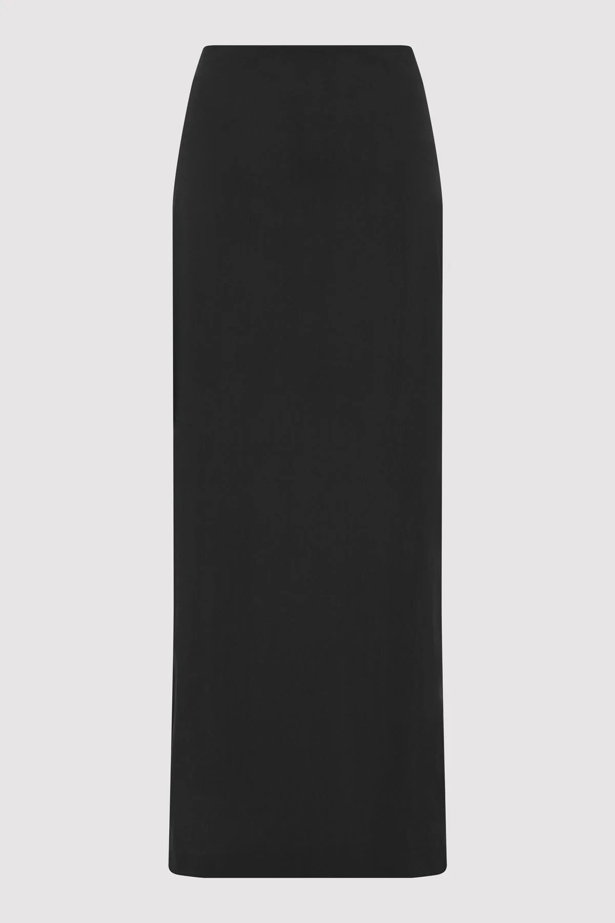 Minimal Column Skirt - Black maxi skirt elegant