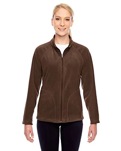 Team 365 Tt90w Women Campus Jacket Sport Dark Brown XLarge Front Pockets Side Pockets Patch Pockets