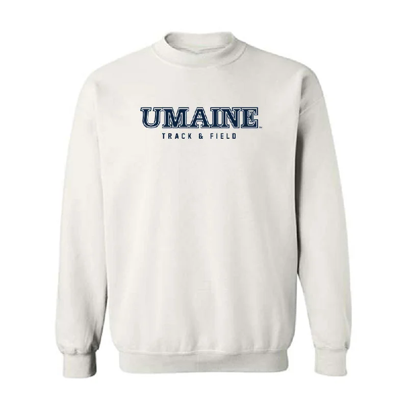 Maine - NCAA Women's Track & Field : Riley Gavigan - Classic Fashion Shersey Crewneck Sweatshirt Hoodie with Sequins Glamorous Eye-catching