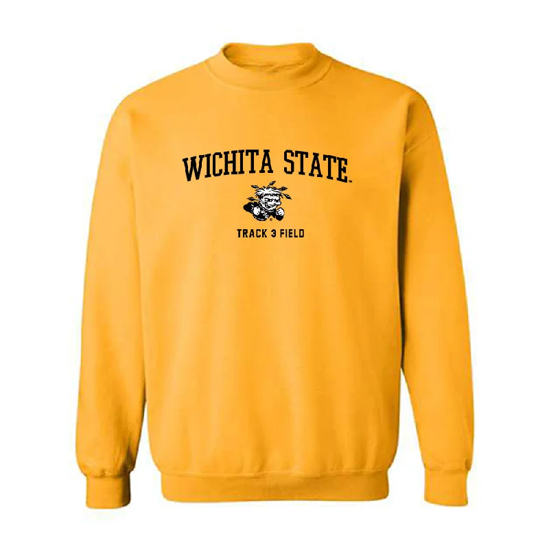 Wichita State - NCAA Women's Track & Field : Sydney Brown - Classic Shersey Crewneck Sweatshirt Hoodie with Drawcord Adjustable Secure