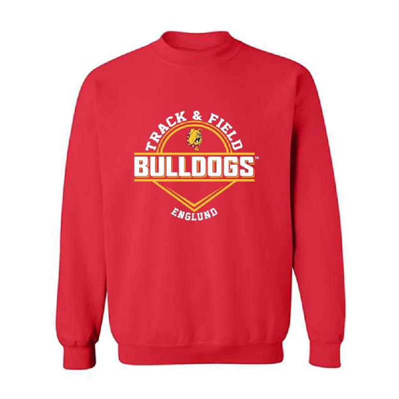 Ferris State - NCAA Women's Track & Field : Daisy Englund - Classic Fashion Shersey Crewneck Sweatshirt Hoodie with Full-Zip Functional Layering