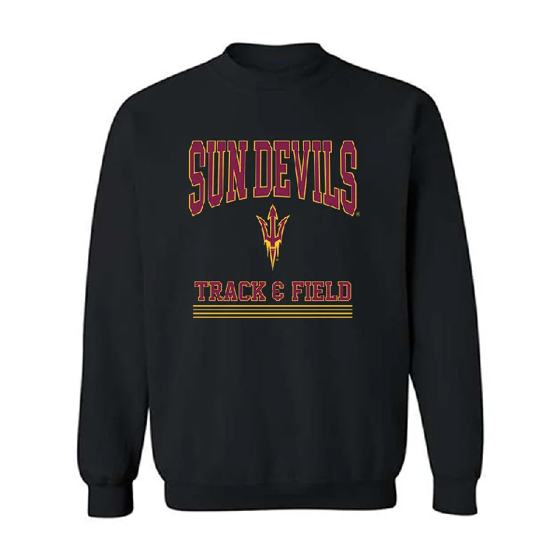 Arizona State - NCAA Women's Track & Field : Harlie Medrano - Classic Fashion Shersey Crewneck Sweatshirt Hoodie with Sequins Glamorous Eye-catching