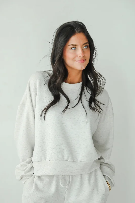 Ultra Air Soft Pullover Asymmetrical Hem Sweater