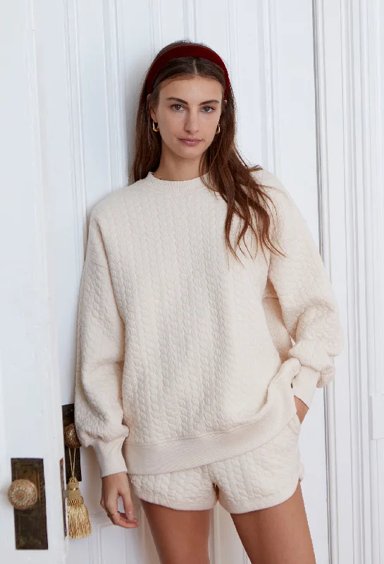 Teddi Pullover Cowl Neck Pullover