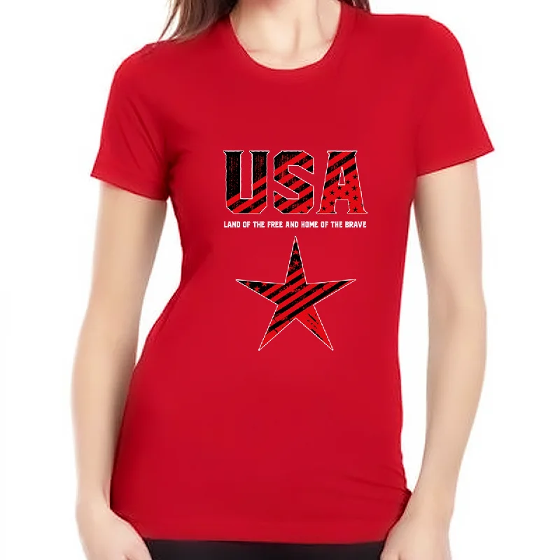 4th of July Shirts for Women - Fourth of July Shirts for Women - Fourth of July Clothes for Women Silk Blend Satin Velvet