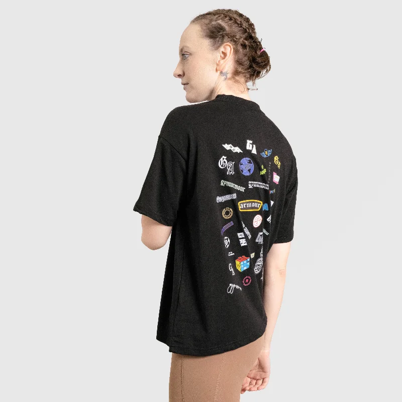 Impression Tee (Black) Modern Contemporary Chic