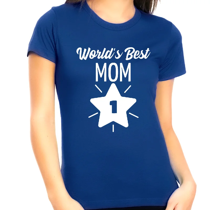 Mom Shirt #1 Mom Mothers Day Shirt Mom Life Shirts Mom Shirt Striped Floral Plaid