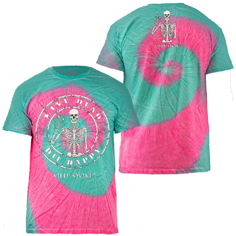 Pink Mint Tie Dye