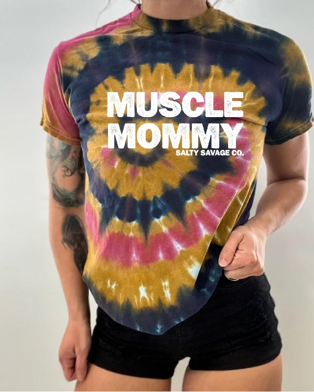 Salty Savage Unisex “MUSCLE MOMMY” Tee Terry Blend Velvet Blend Canvas Blend