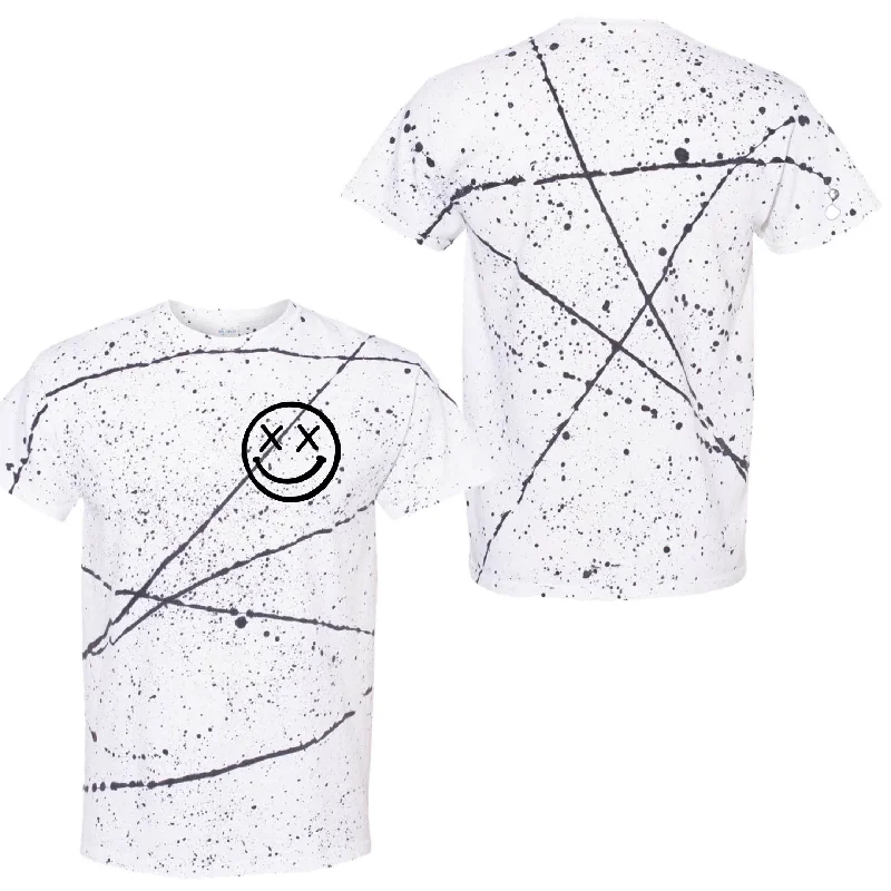 White Black Splatter