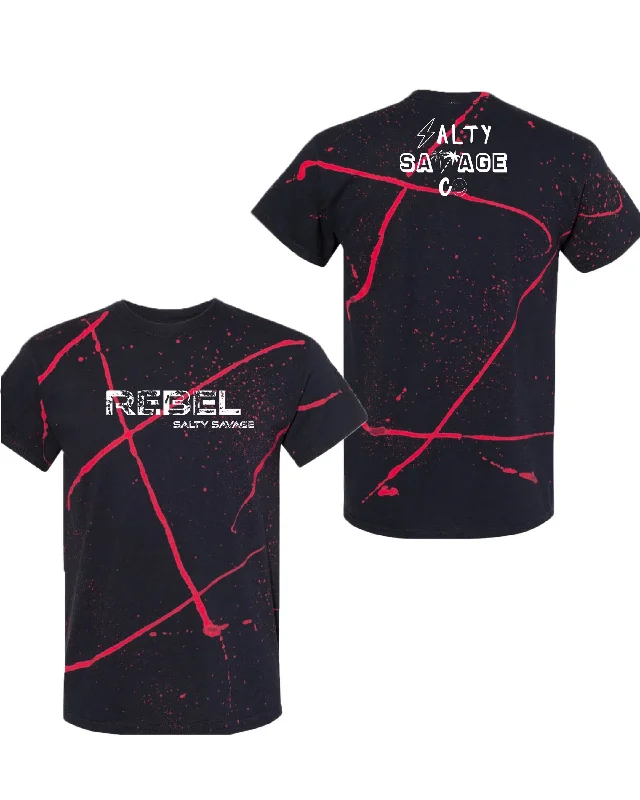 Black Red Splatter